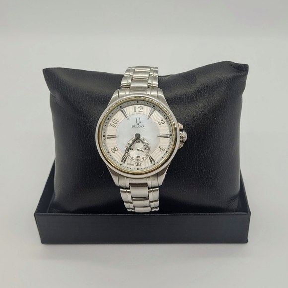 Bulova Women's 96P116 Adventurer Mother of Pearl Dial Watch - Picture 2 of 7